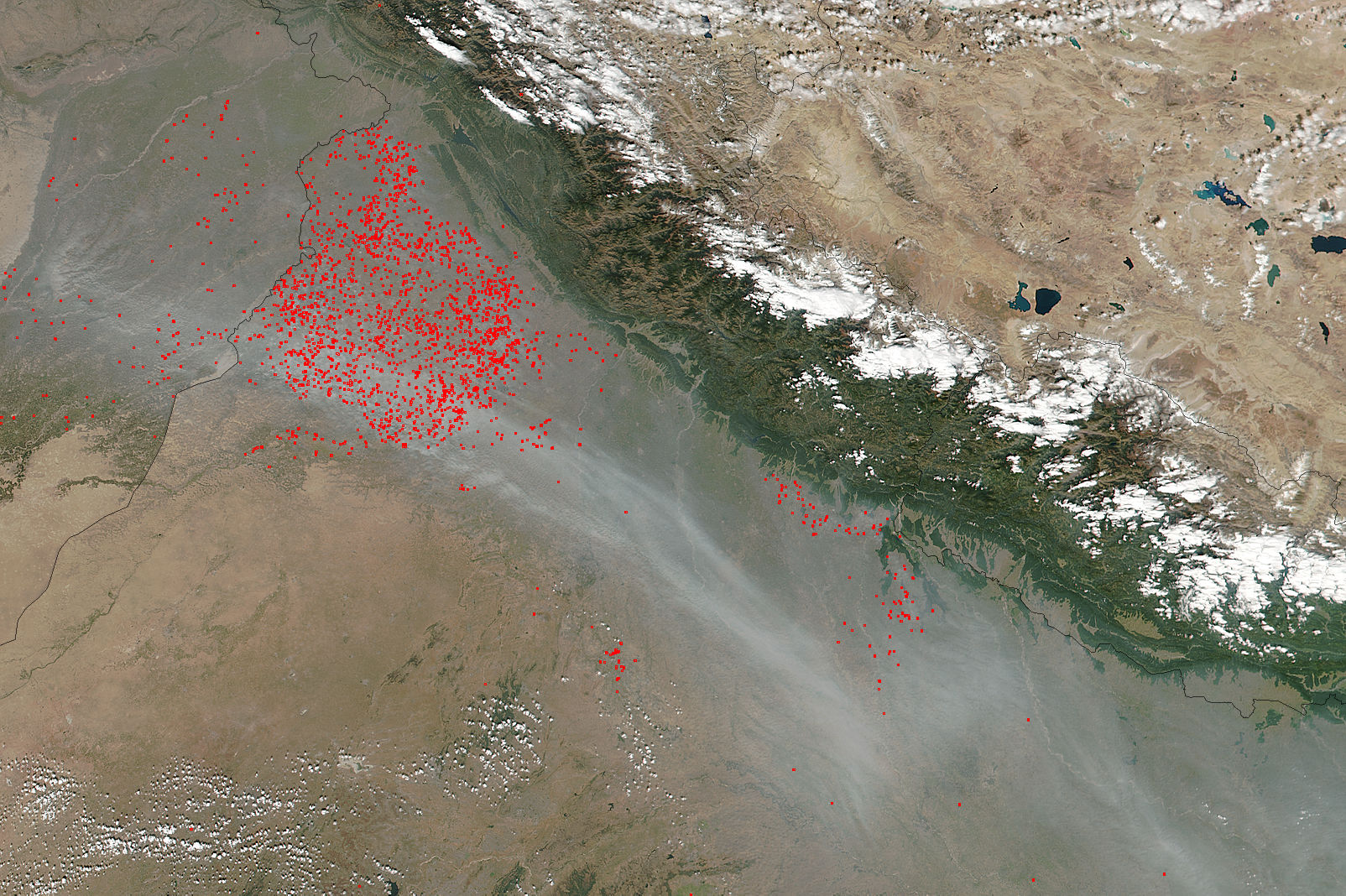 Fires in northwest India - related image preview