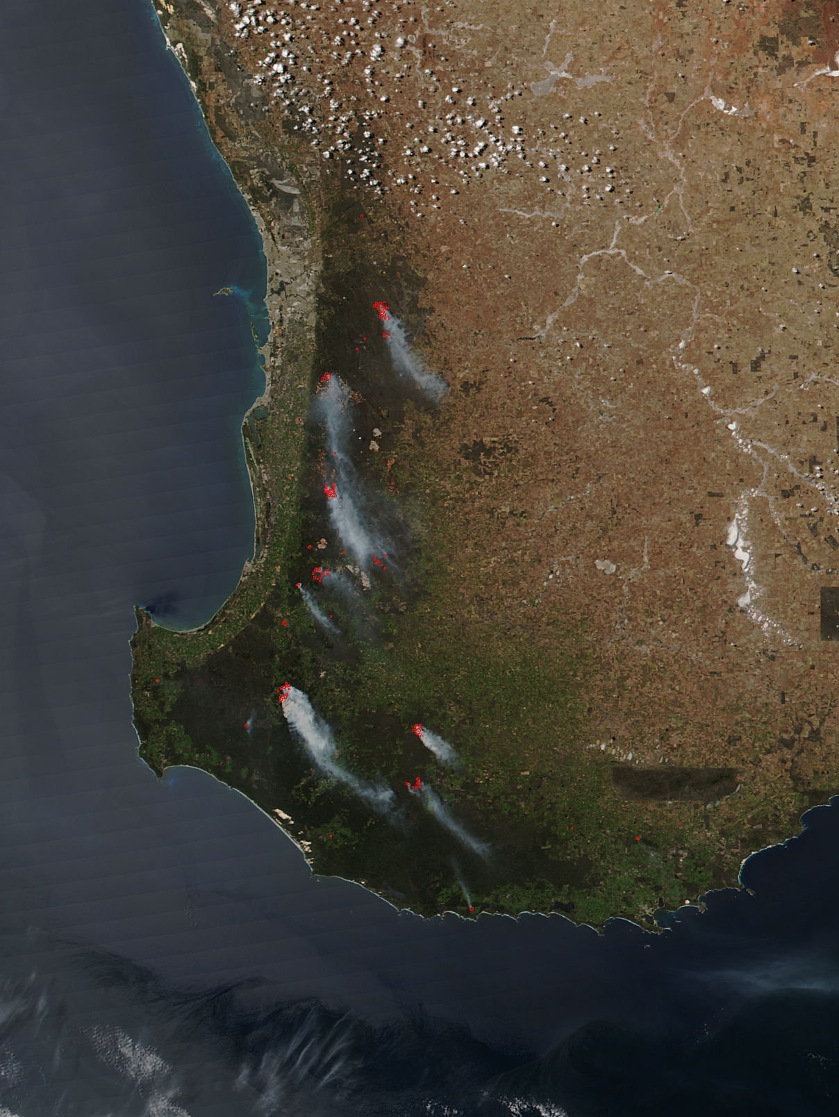 Fires in southwestern Australia - related image preview