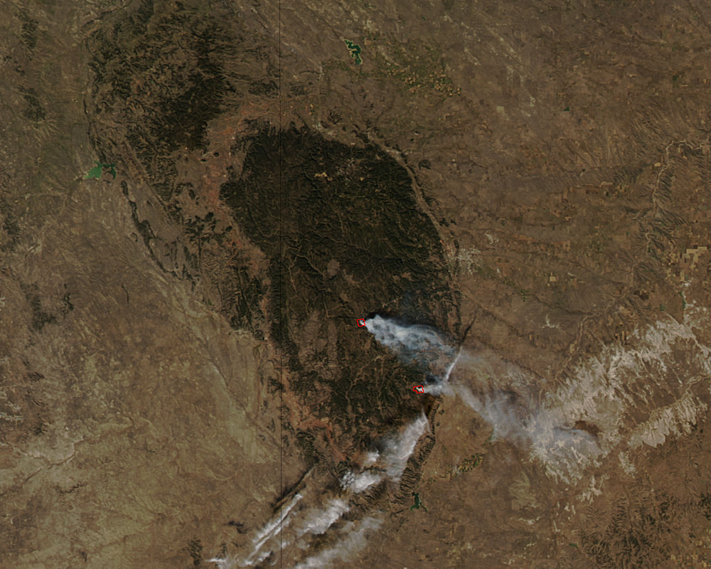 Long Draw and Apple Tree prescribed fires in the Black Hills of South Dakota - related image preview