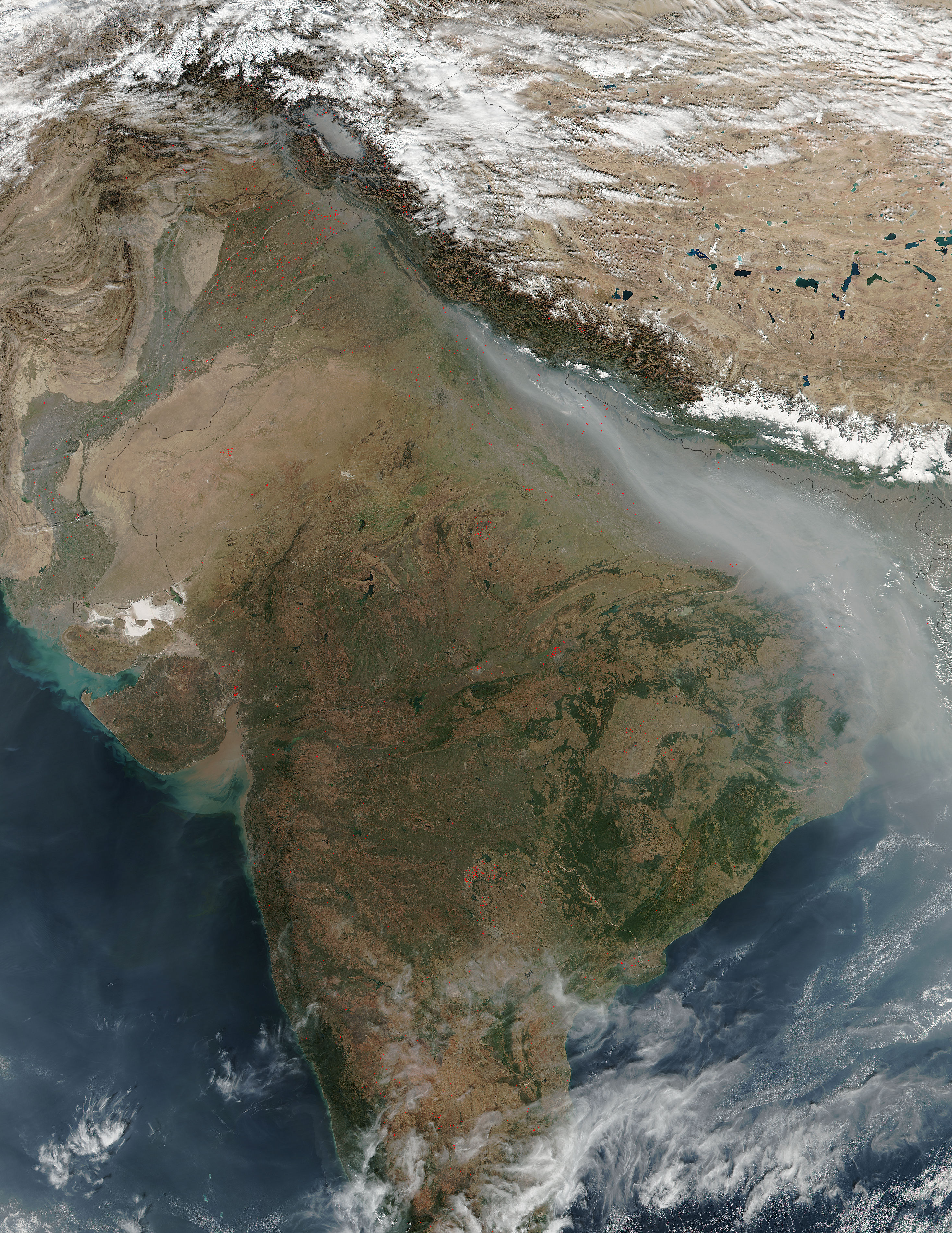 Fires and smoke in India - related image preview