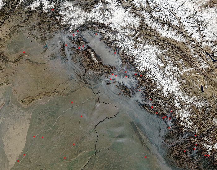Haze in northern India - related image preview