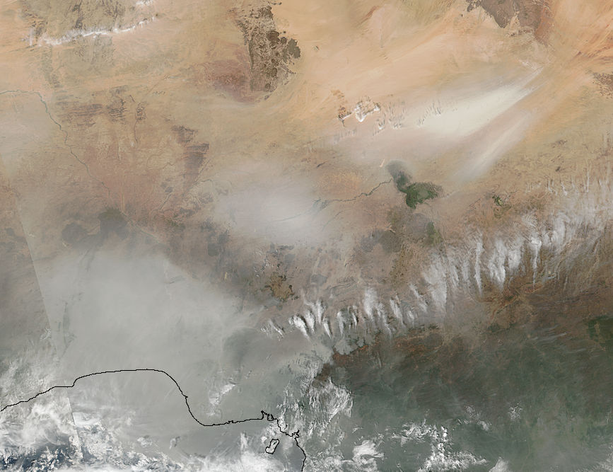 Dust storms from Bodele Depression, Chad - related image preview