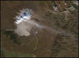 Sheveluch Volcano Erupts