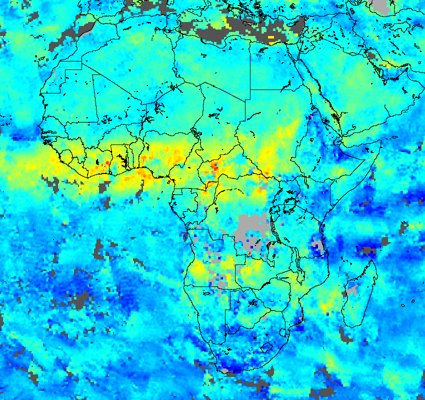 Carbon Monoxide over Africa - related image preview