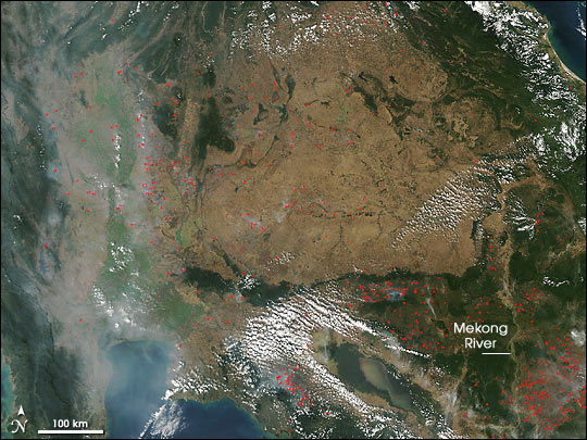 Fires in Southeast Asia