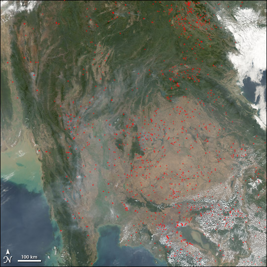 Fires in Southeast Asia