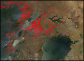 Fires in Southeast Asia