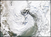 Severe Winter Storm in Northern Europe