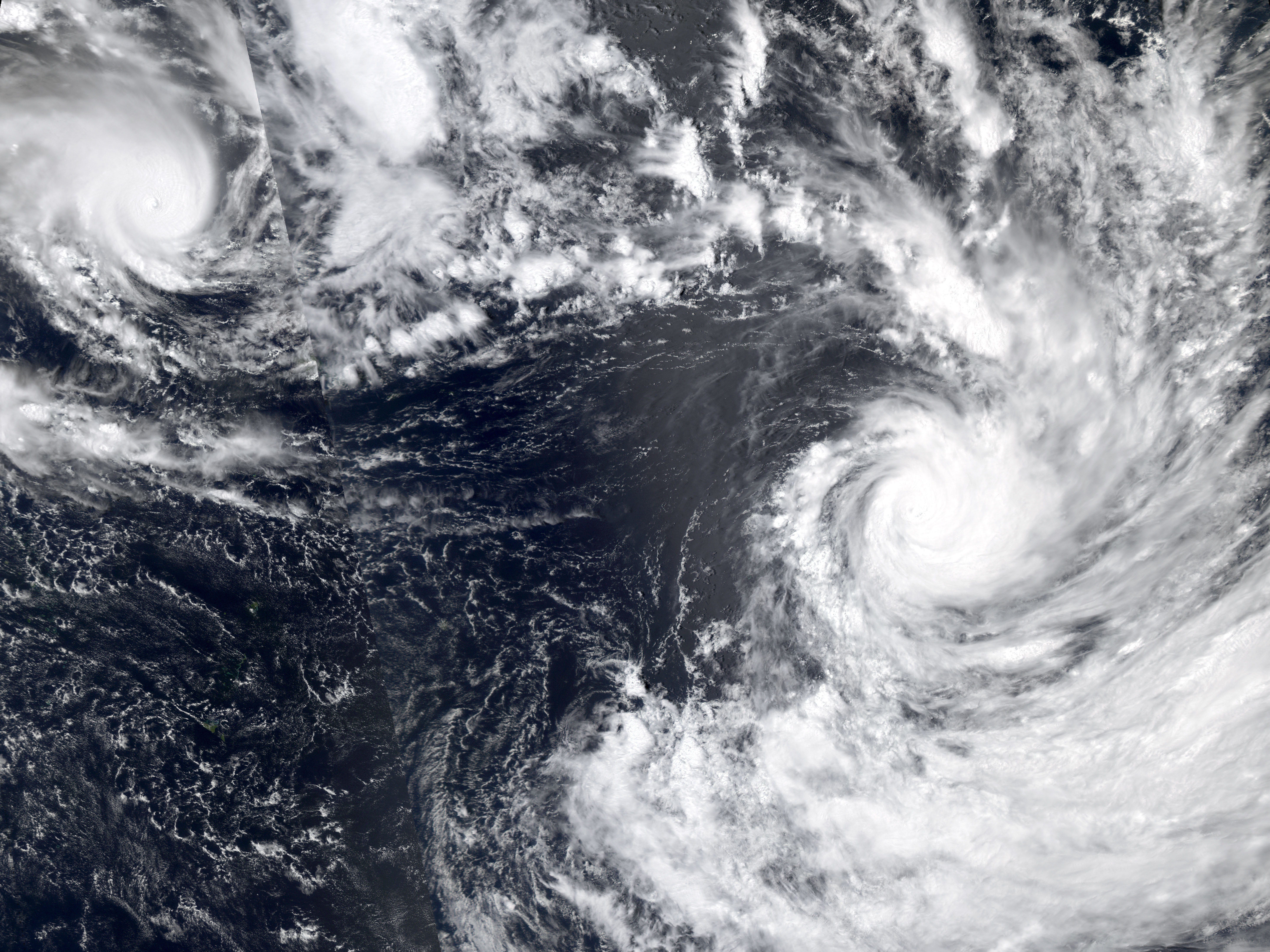 Cyclones in the Pacific - related image preview