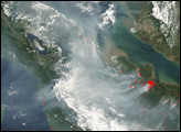 Fires and Smoke in Sumatra