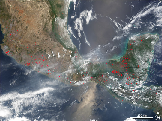 Fires in Mexico and Central America - related image preview