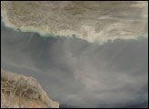 Dust from Southwest Asia over Arabian Sea