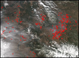 Fires in Southern Russia