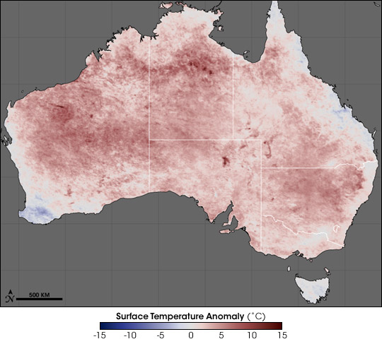 Record Hot April in Australia