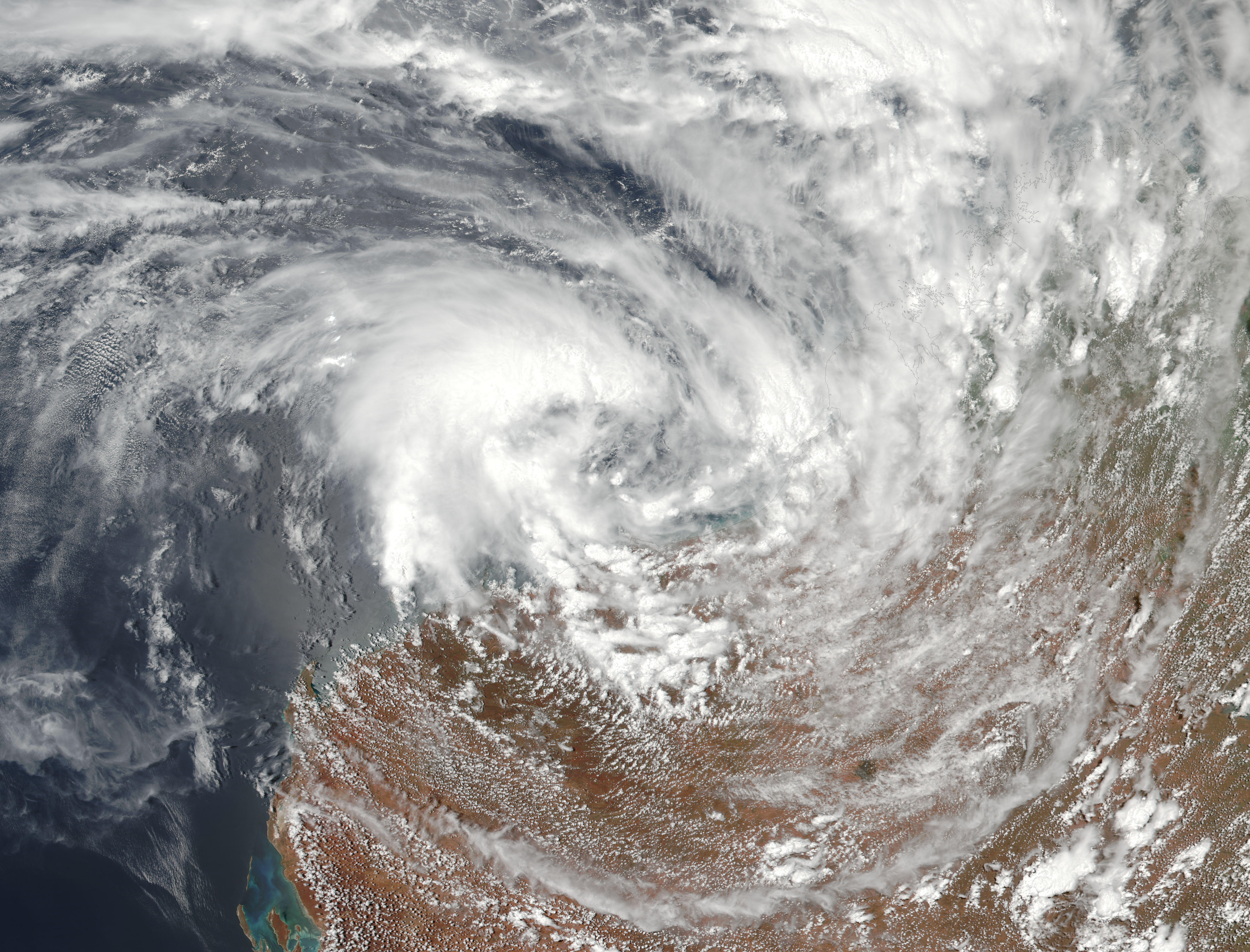 Tropical Cyclone Three (03S) off Australia - related image preview