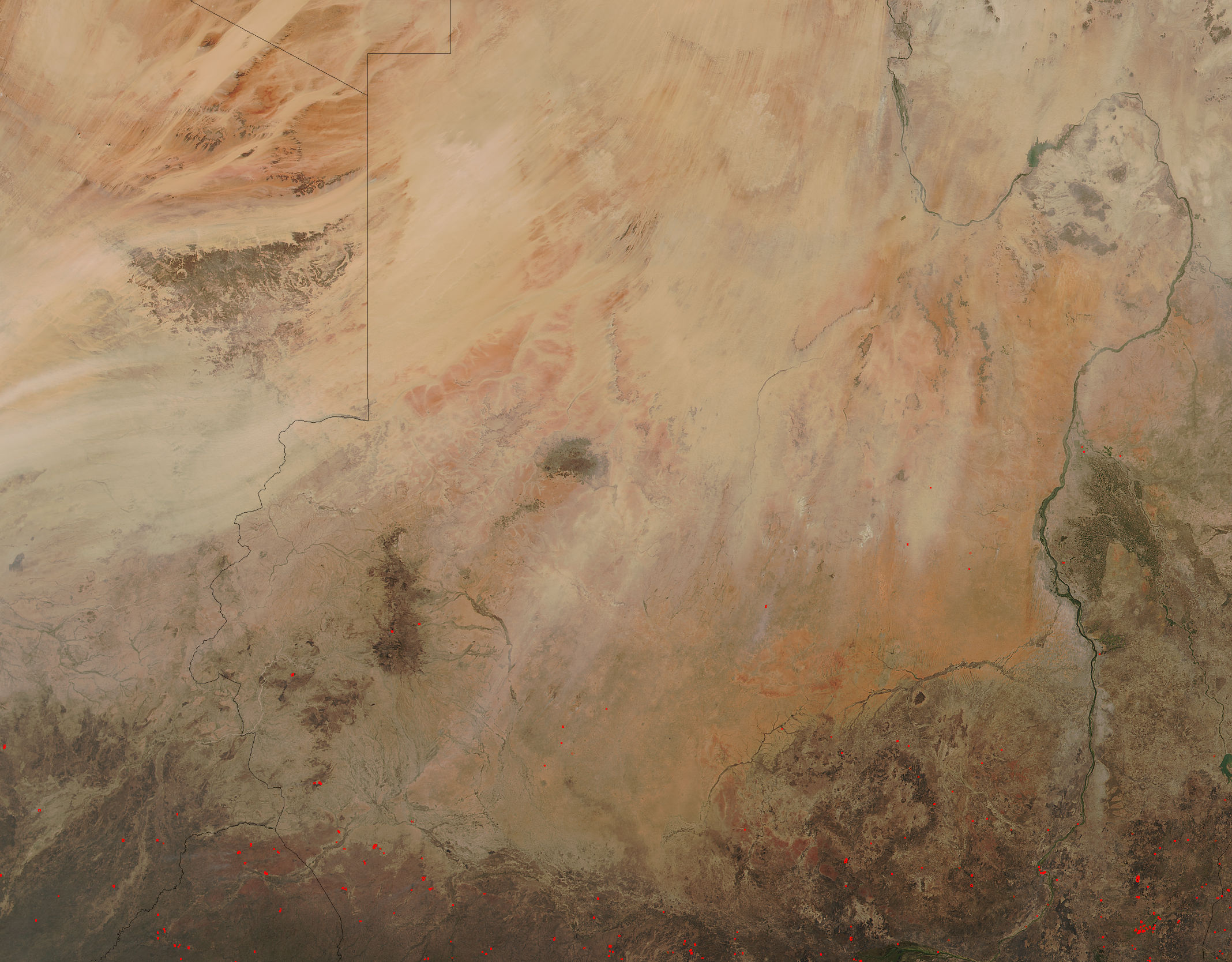 Dust storm in central Sudan - related image preview