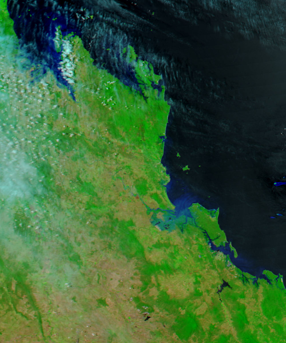Queensland, Australia before flooding (false color) - related image preview