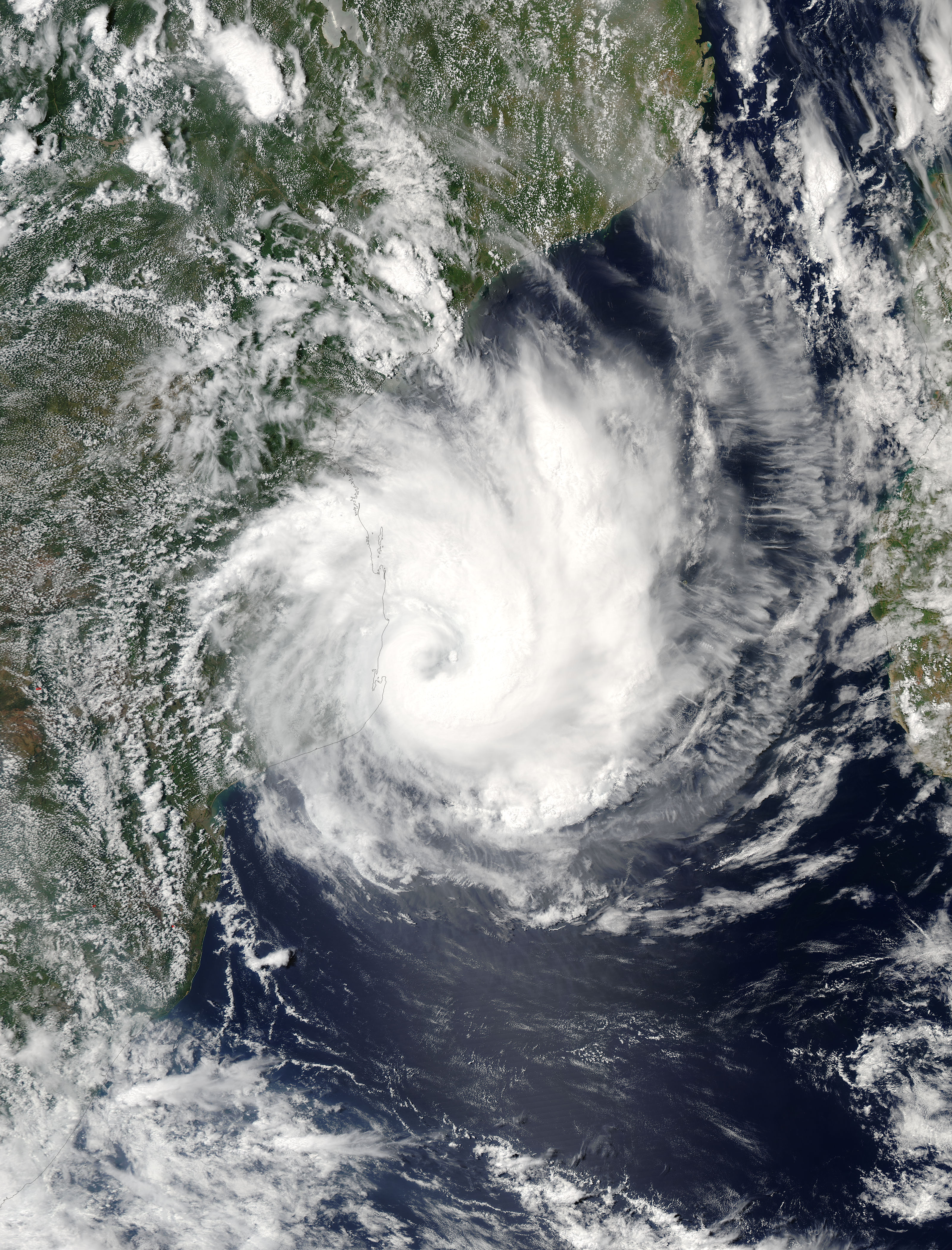 Tropical Cyclone Dineo (05S) over Mozambique - related image preview