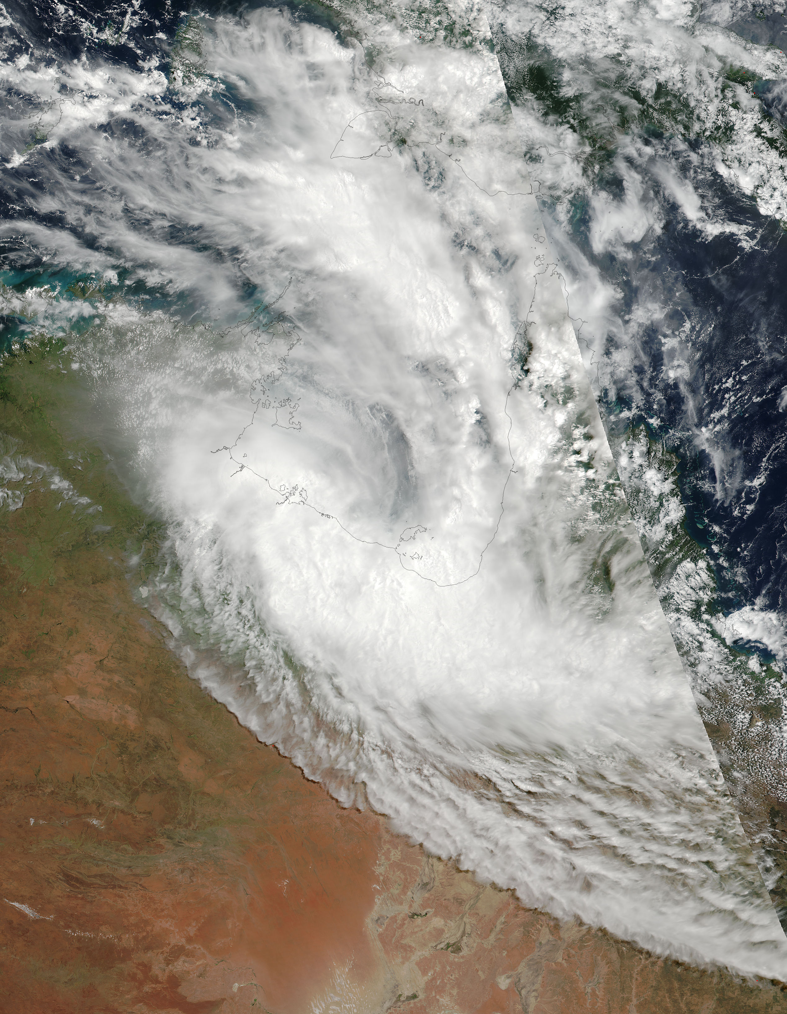 Tropical Cyclone Alfred (06P) over Australia - related image preview
