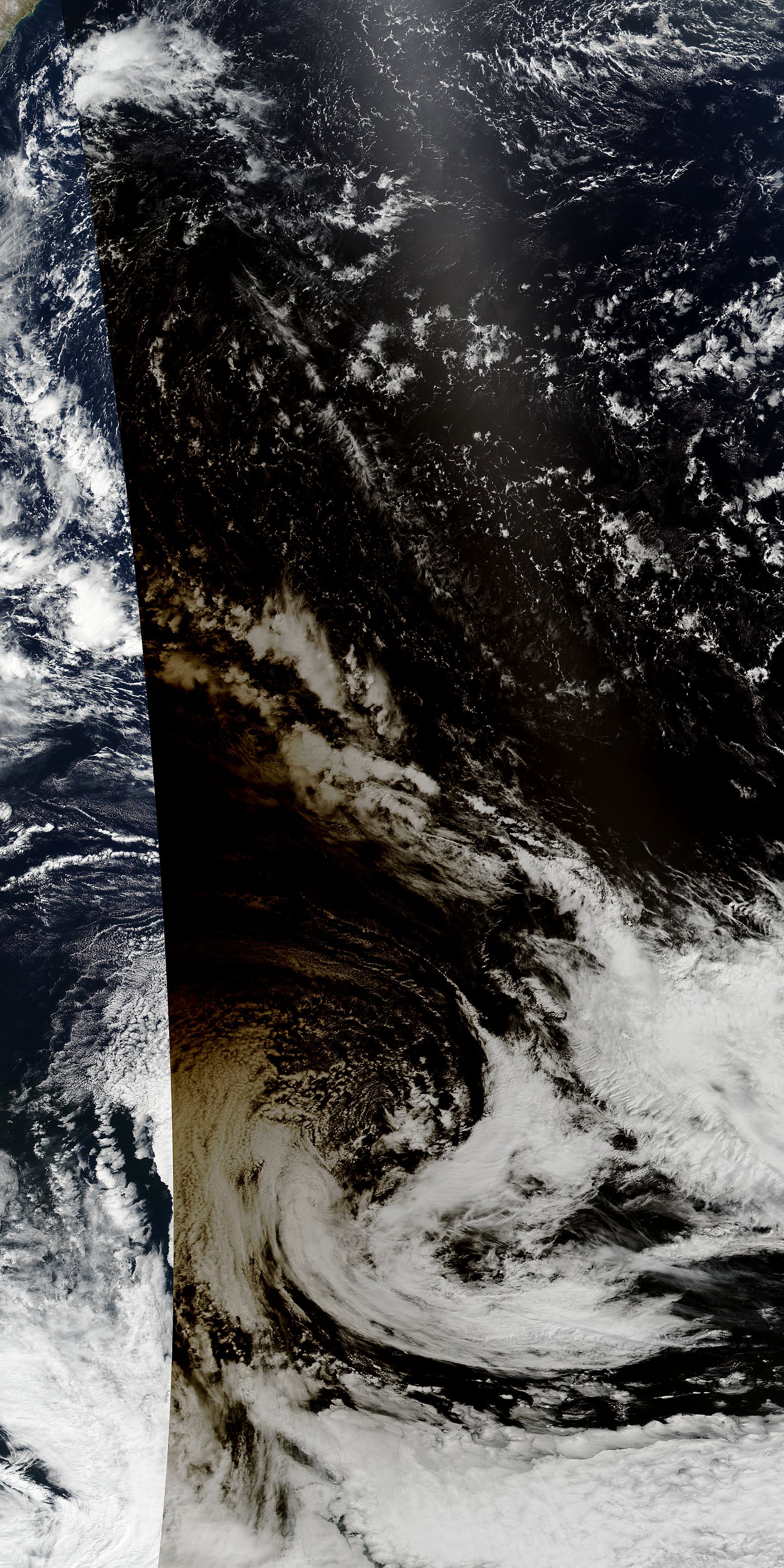 Solar eclipse over the South Atlantic Ocean (VIIRS afternoon overpass) - related image preview