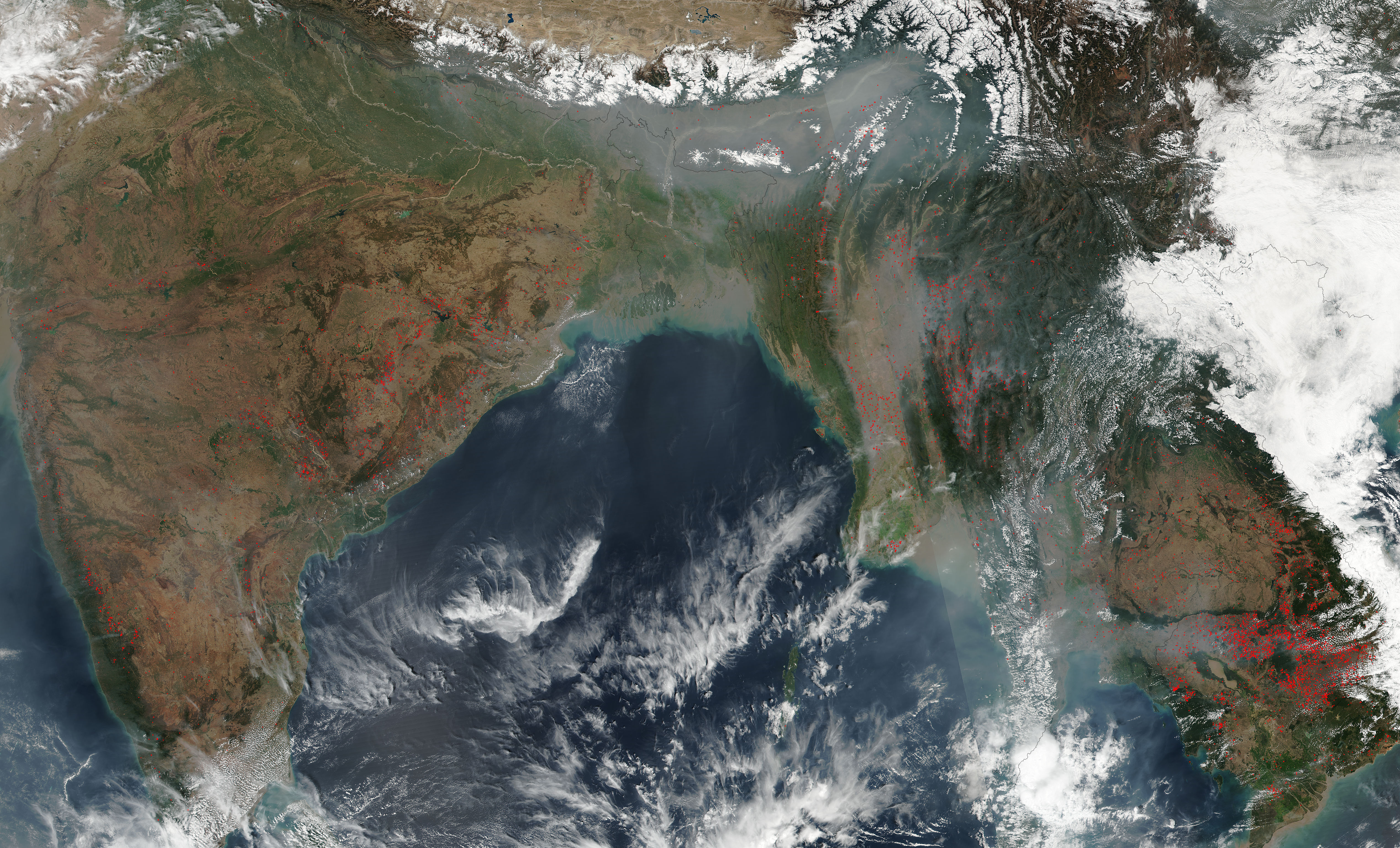 Fires in southern Asia - related image preview