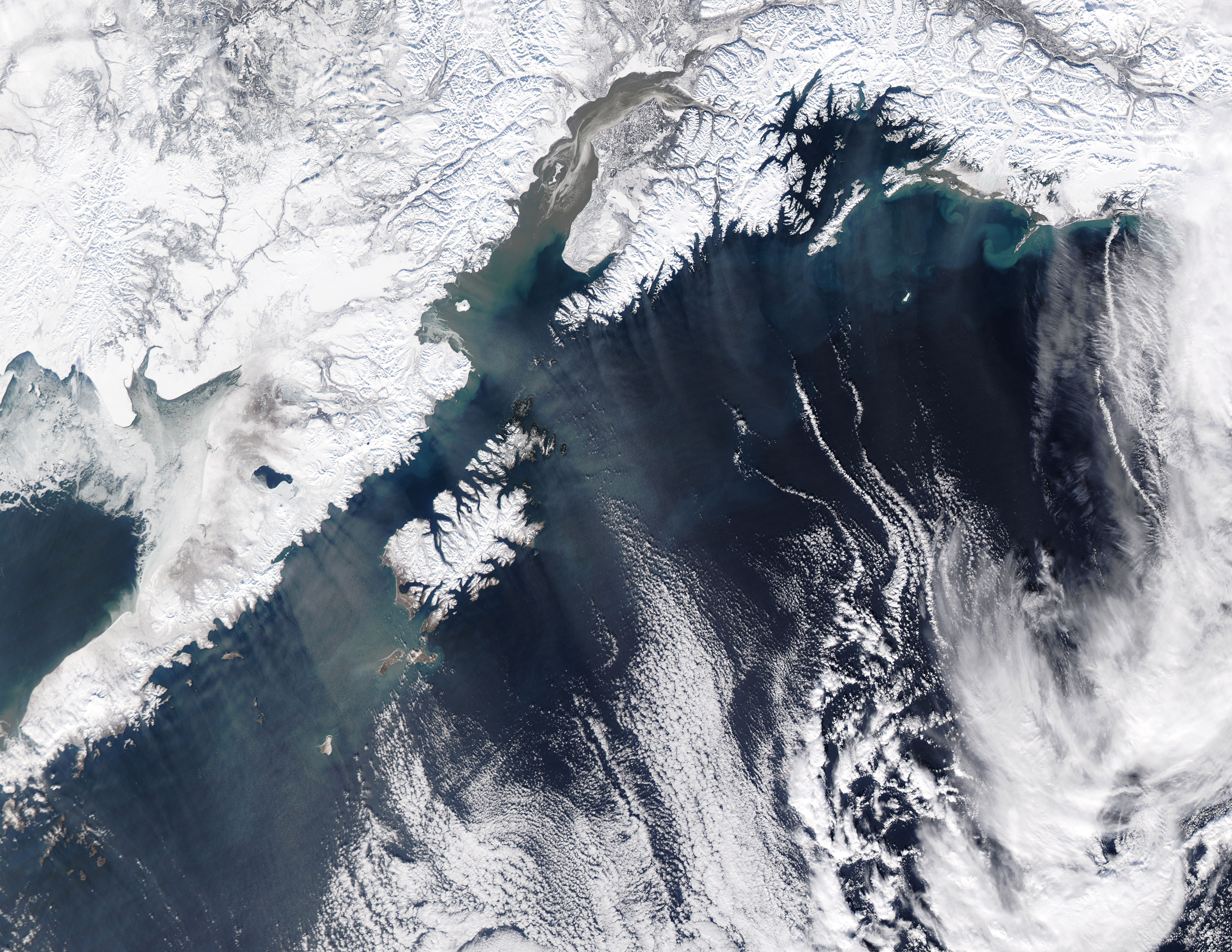 Blowing snow and sediment in the Gulf of Alaska - related image preview