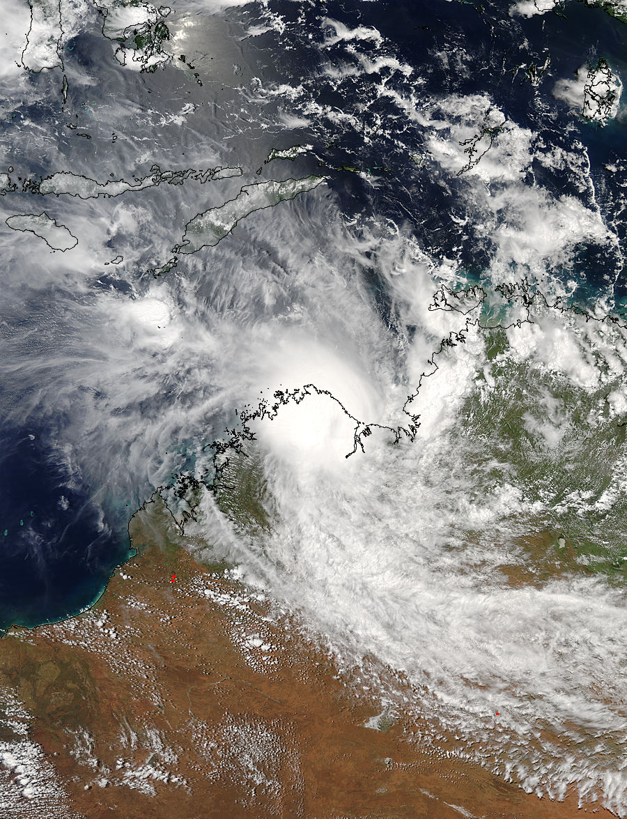 Tropical Cyclone Blanche (10S) over northern Australia - related image preview