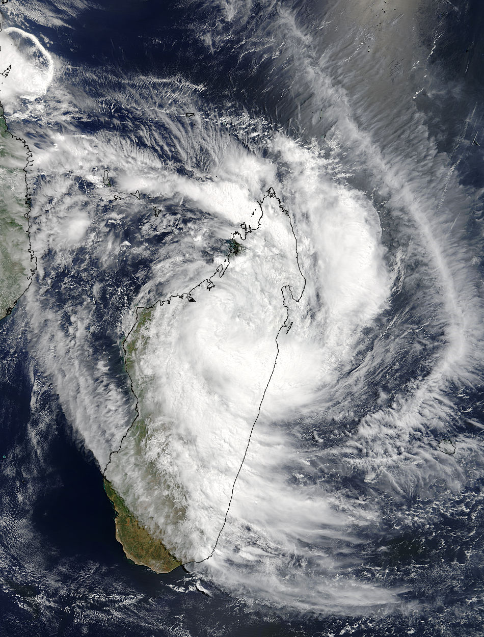 Tropical Cyclone Enawo (09S) over Madagascar - related image preview