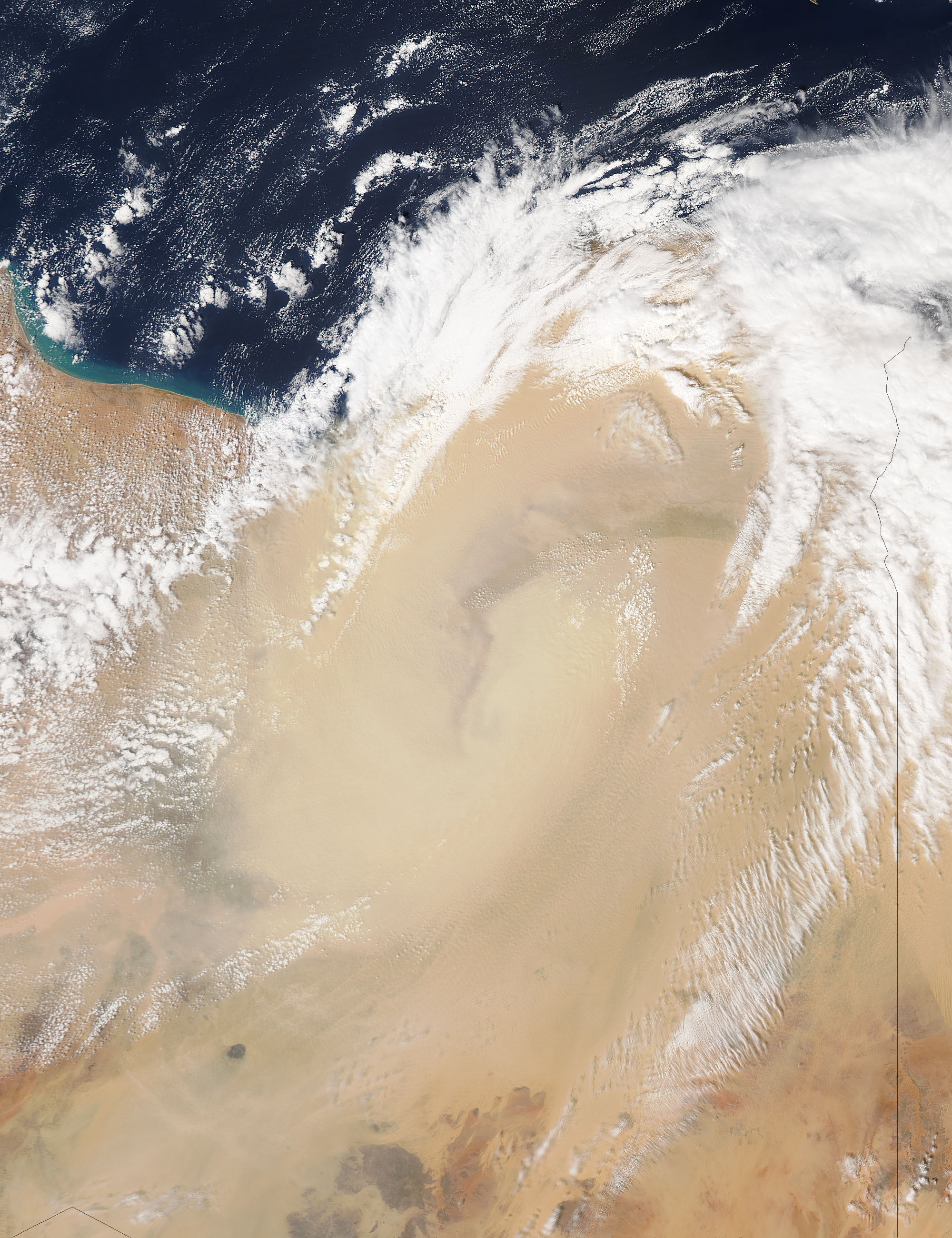 Dust storm in Libya - related image preview