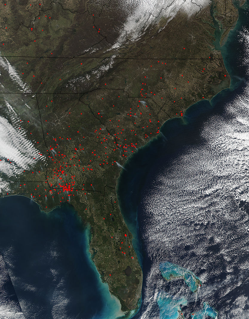 Fires in southeastern United States - related image preview