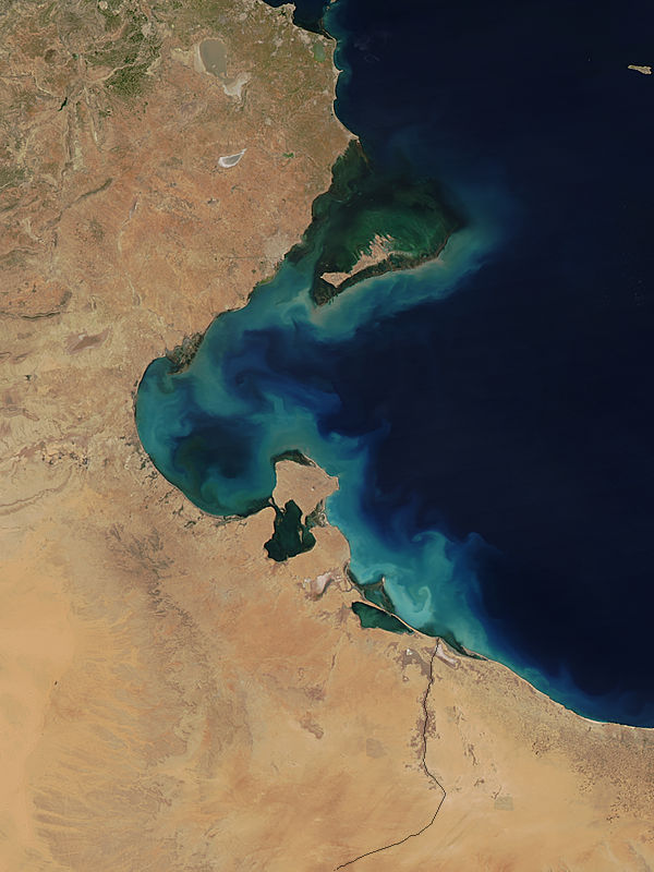Phytoplankton bloom off the coast of Tunisia - related image preview