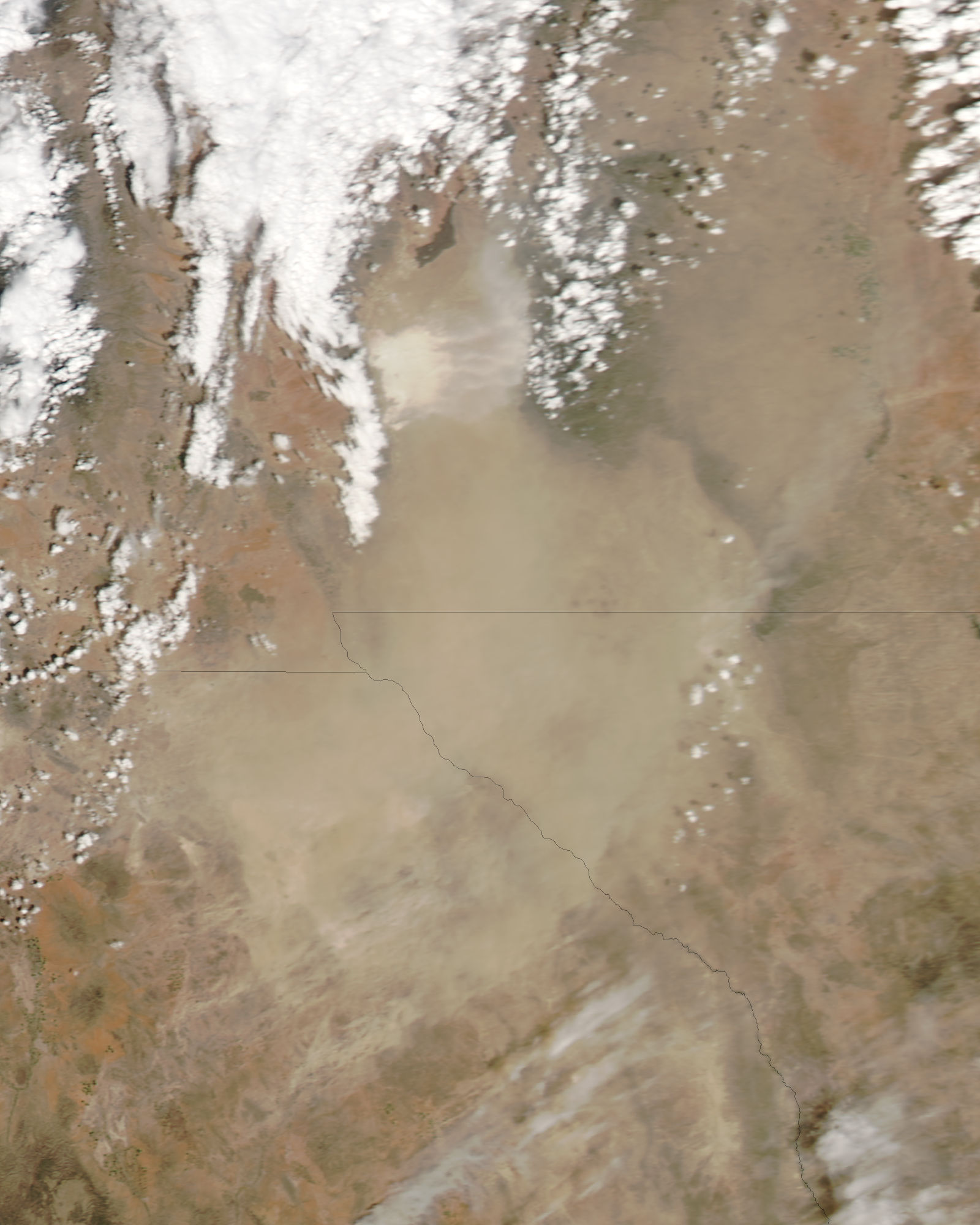 Dust storm in the southwest United States - related image preview