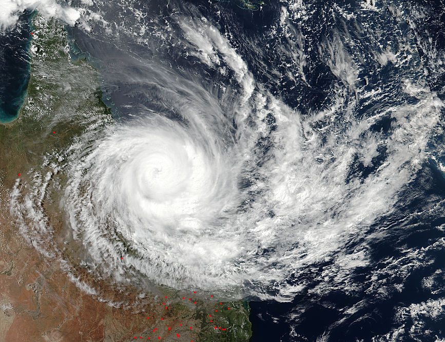 Tropical Cyclone Debbie (13P) over eastern Australia - related image preview
