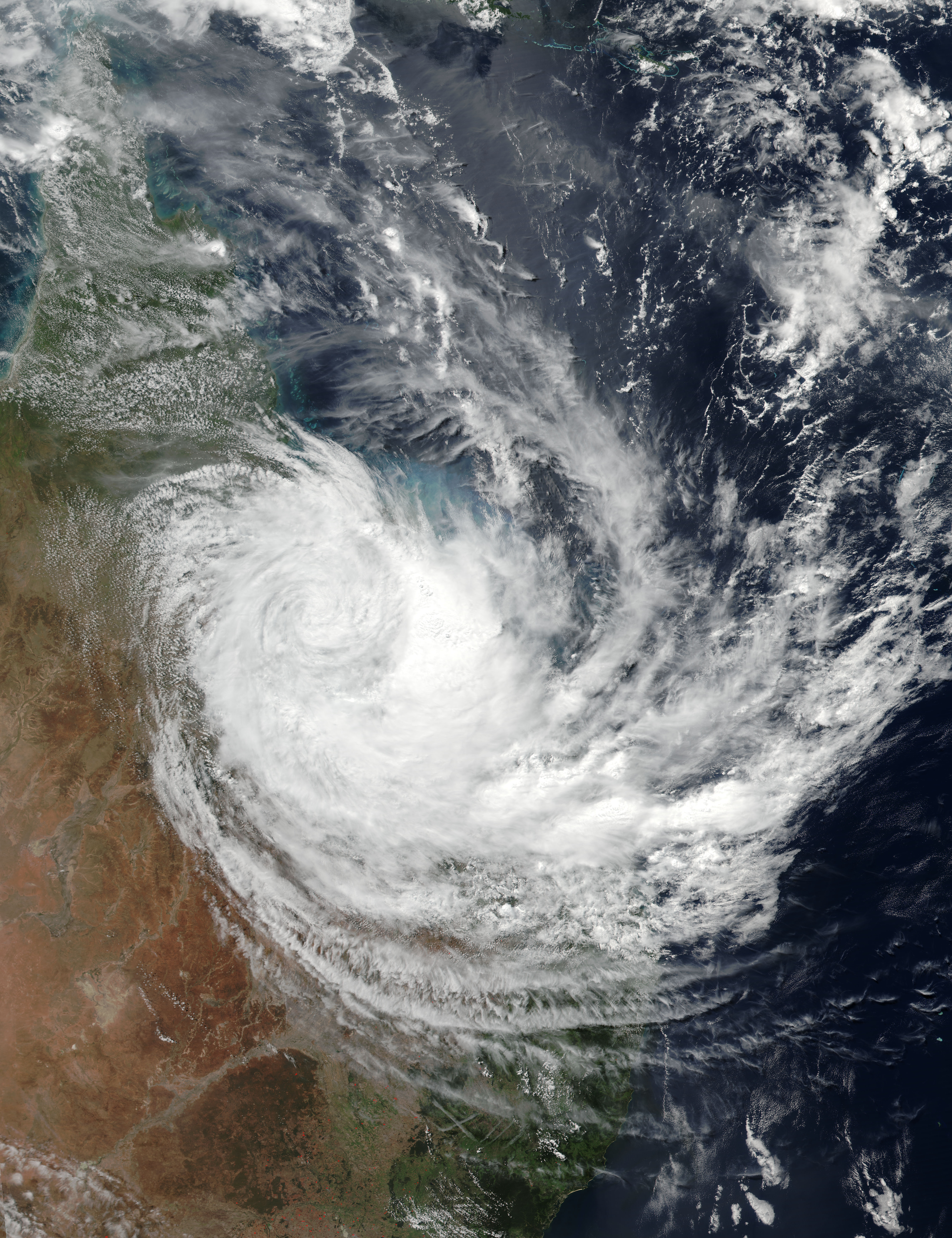 Tropical Cyclone Debbie (13P) over eastern Australia - related image preview