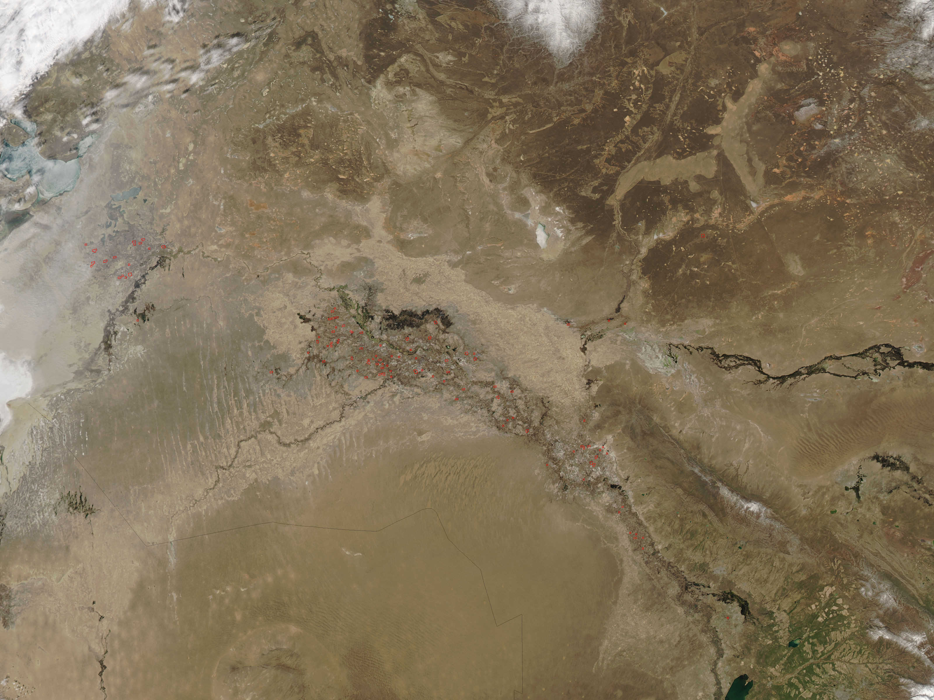 Fires in central Kazakhstan - related image preview