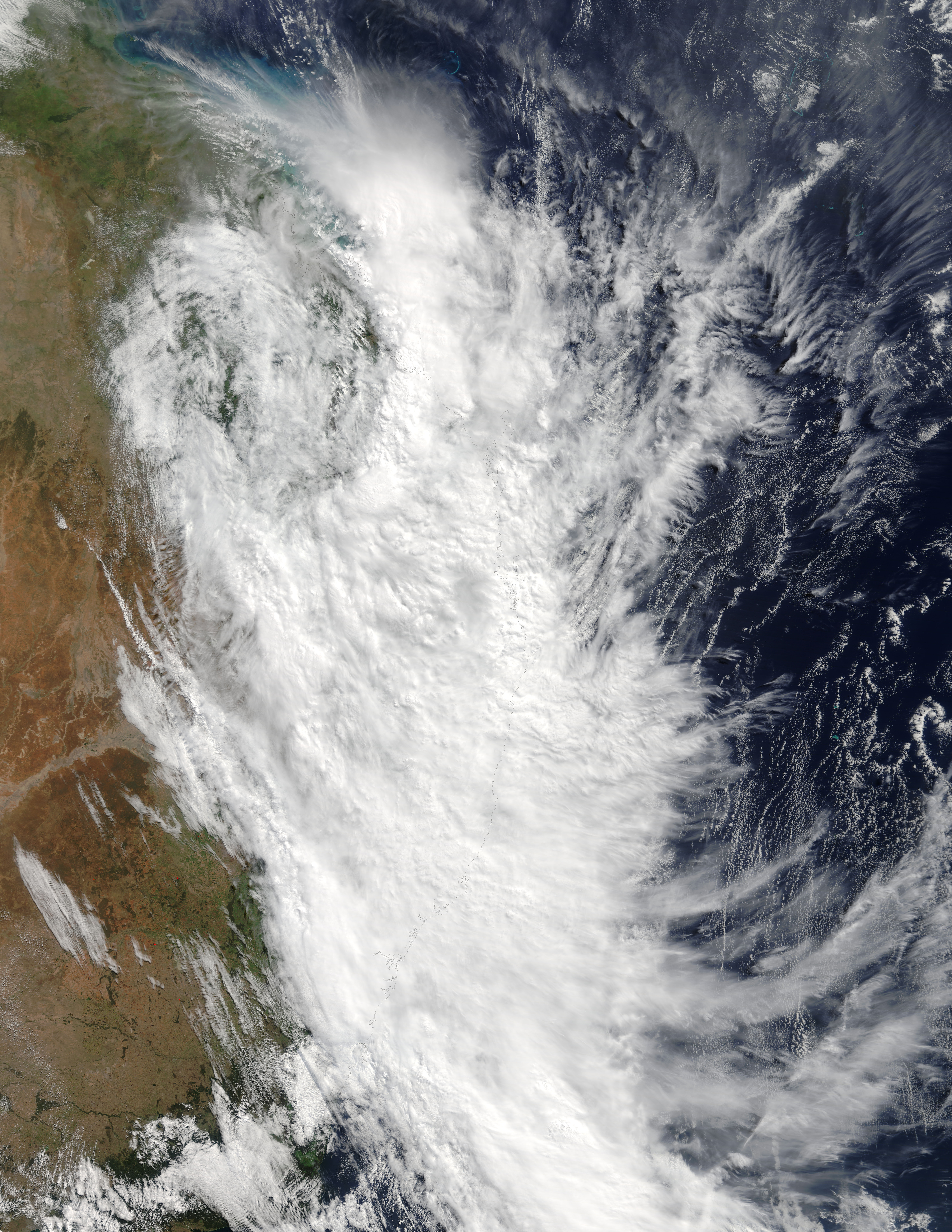 Remnants of Tropical Cyclone Debbie (13P) over eastern Australia - related image preview