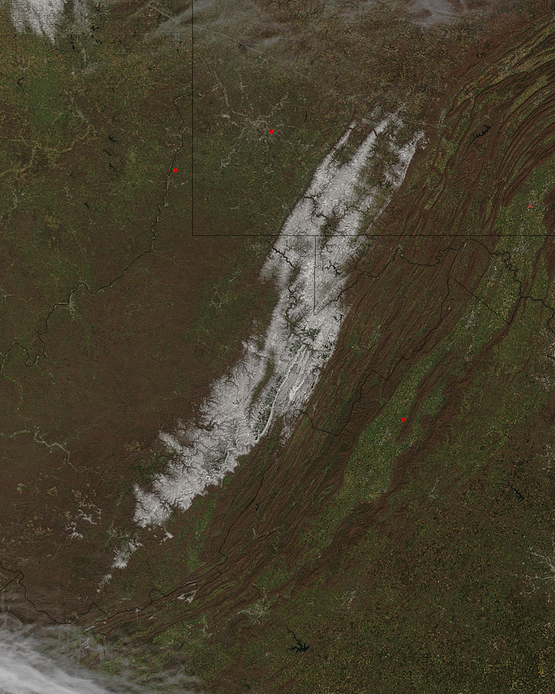 Spring snow in the Appalachians - related imagethumbnail