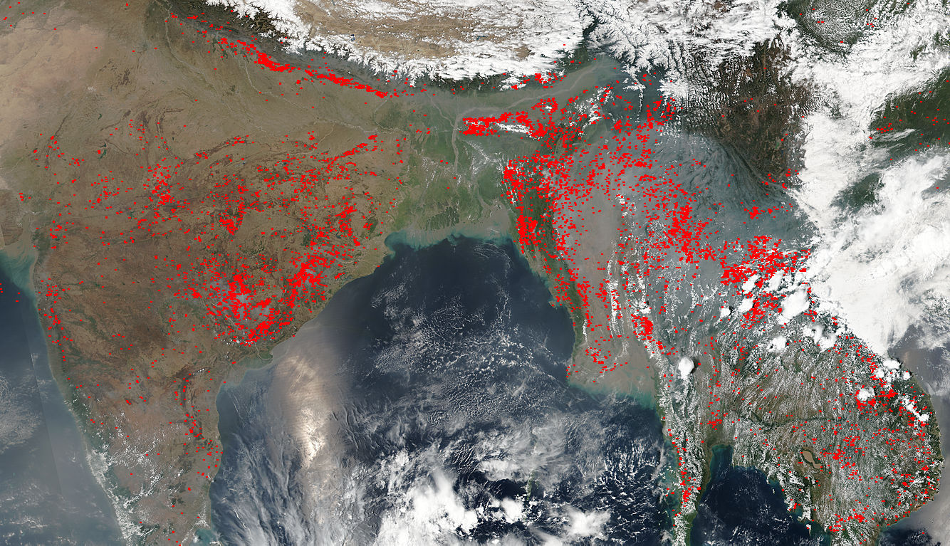 Fires in southern Asia - related image preview