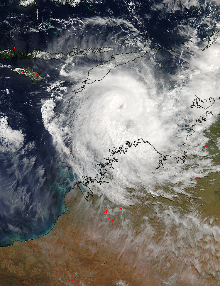 Tropical Cyclone Frances (17S) over Australia - related image preview