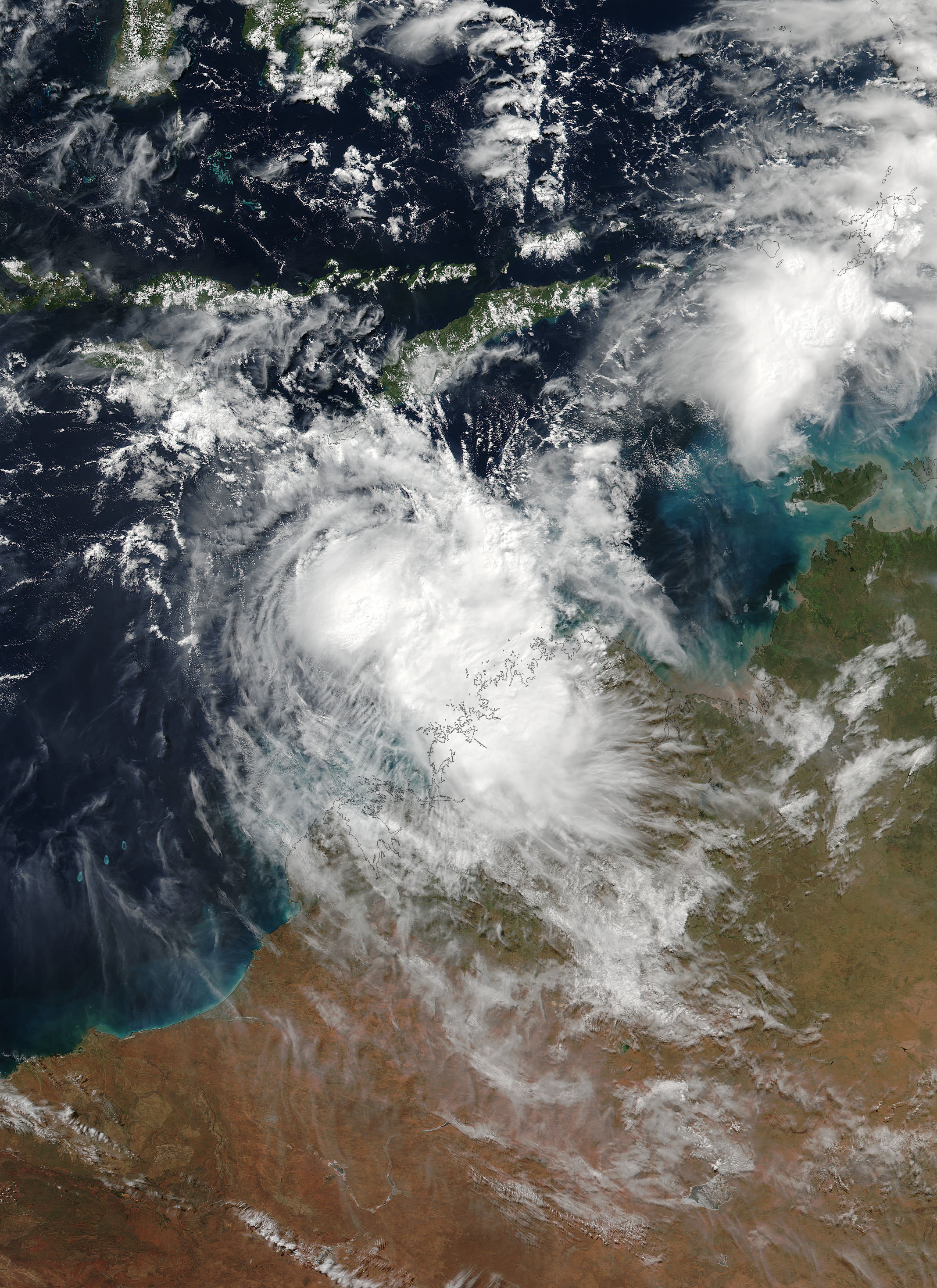 Tropical Cyclone Frances (17S) over Australia - related image preview