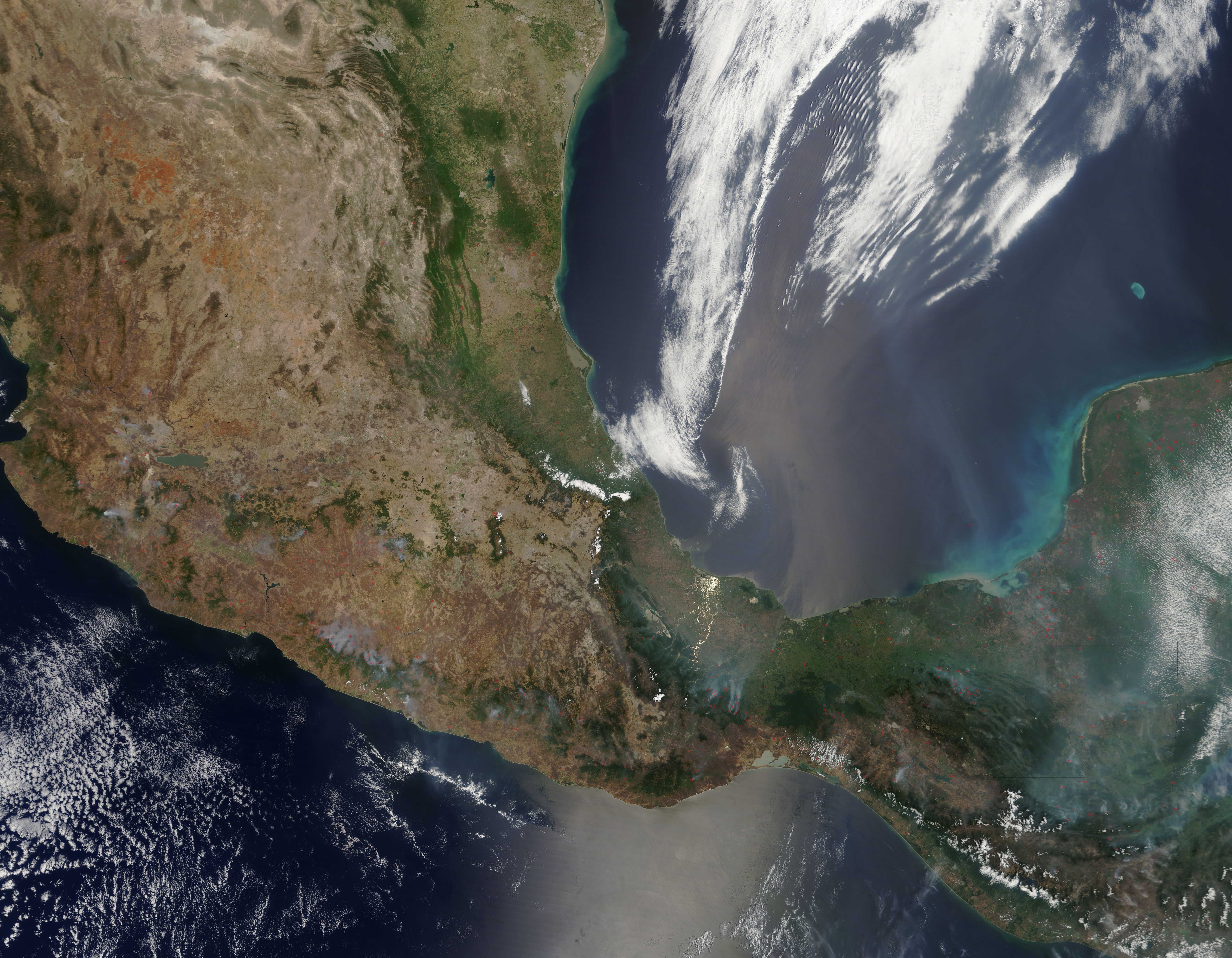 Fires across southern Mexico - related image preview