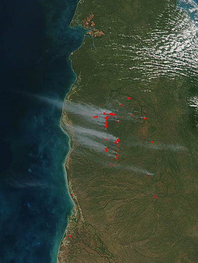 Fires on Cape York Peninsula, Australia - related image preview