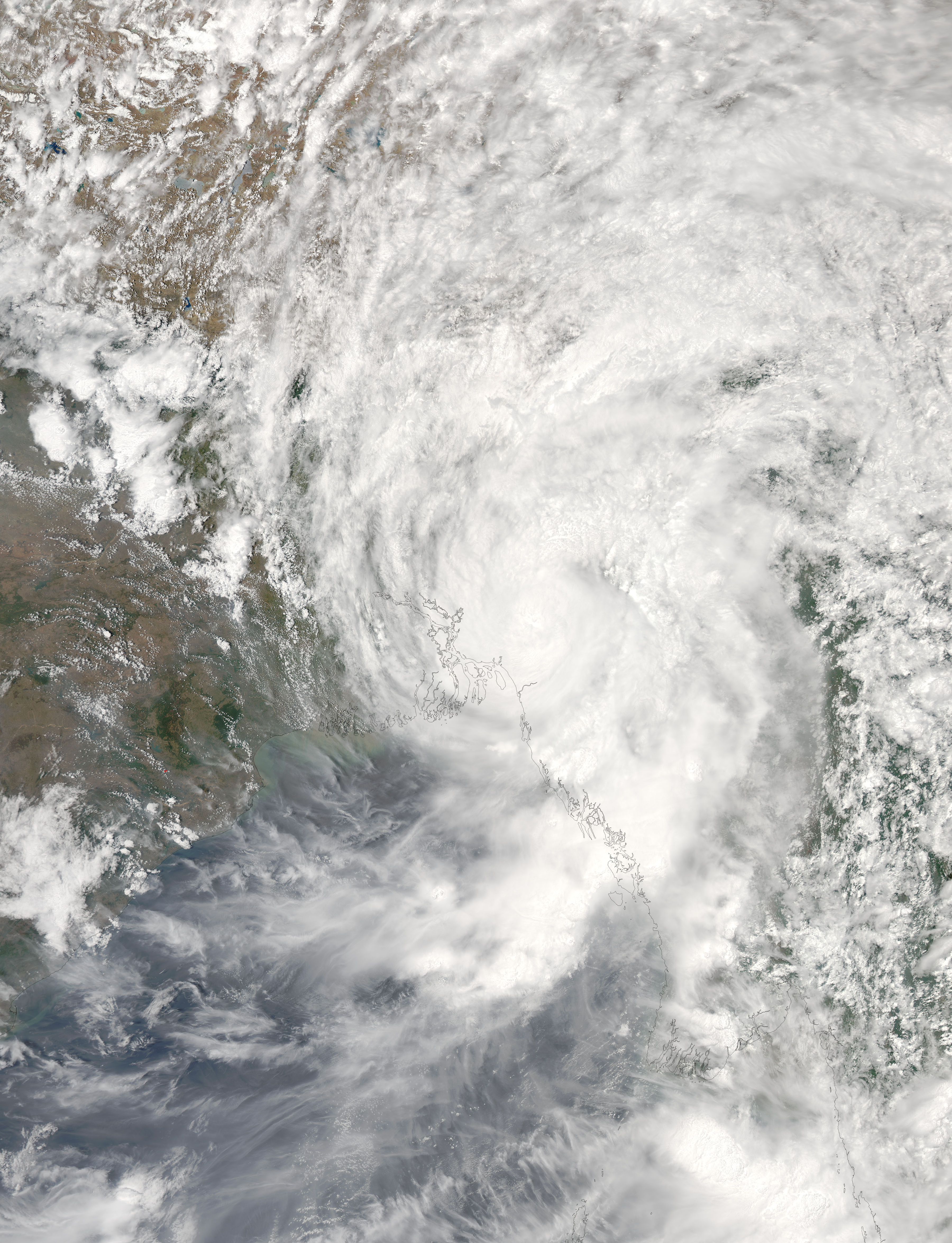 Tropical Cyclone Mora (02B) over Bangladesh, India, and Myanmar - related image preview
