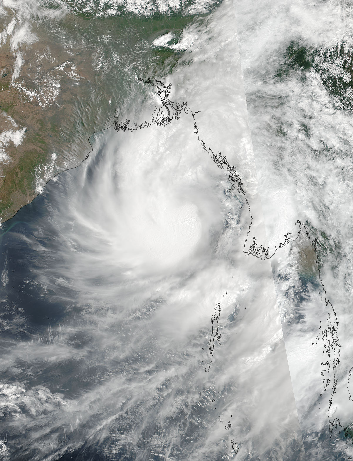 Tropical Cyclone Mora (02B) over the Bay of Bengal - related image preview
