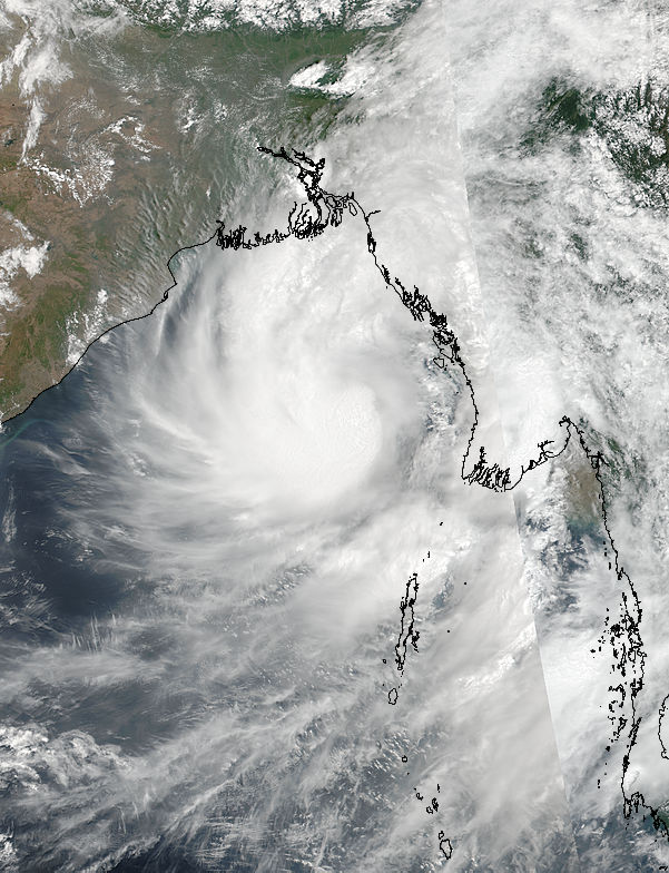 Tropical Cyclone Mora (02B) over the Bay of Bengal - related image preview