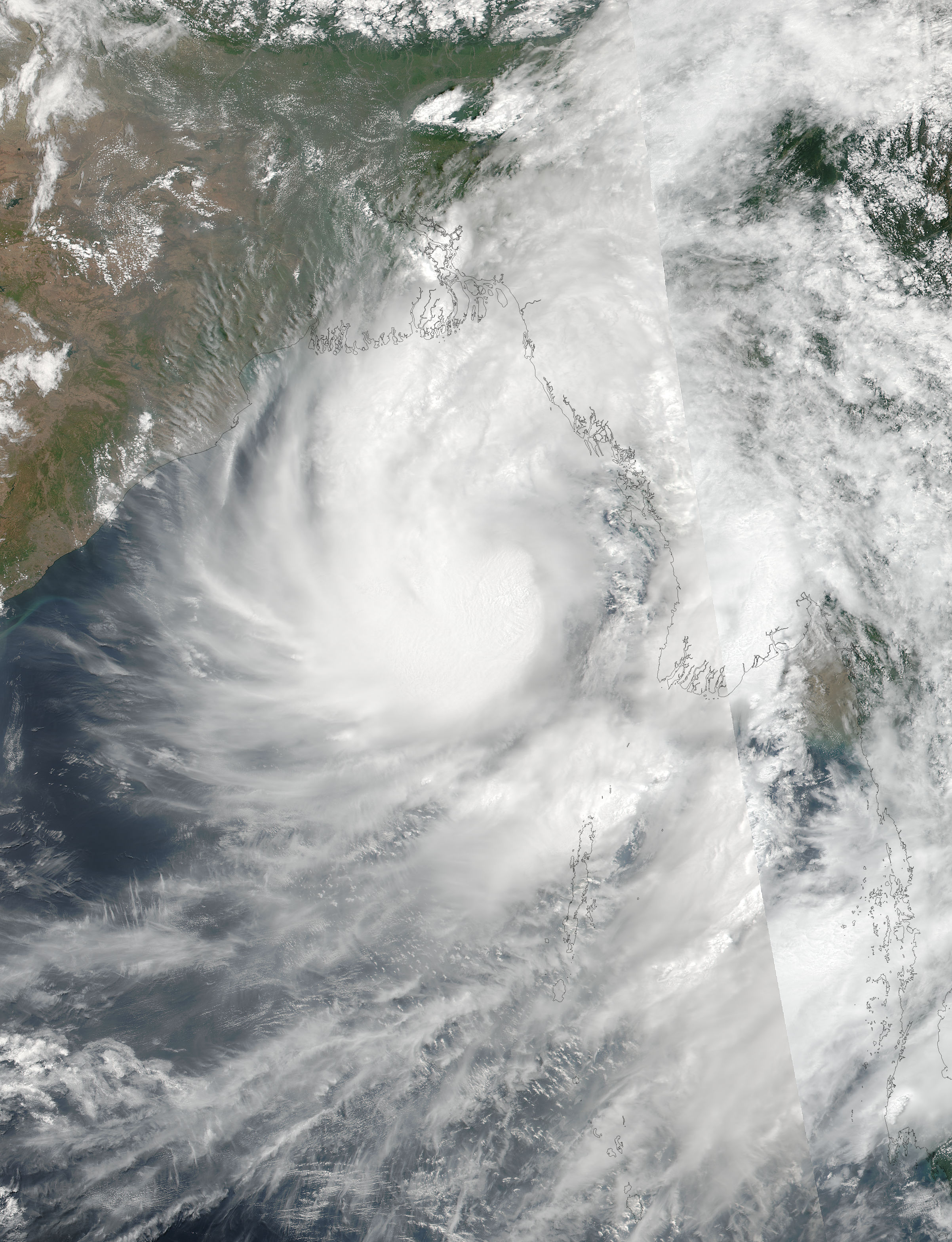 Tropical Cyclone Mora (02B) over the Bay of Bengal - related image preview
