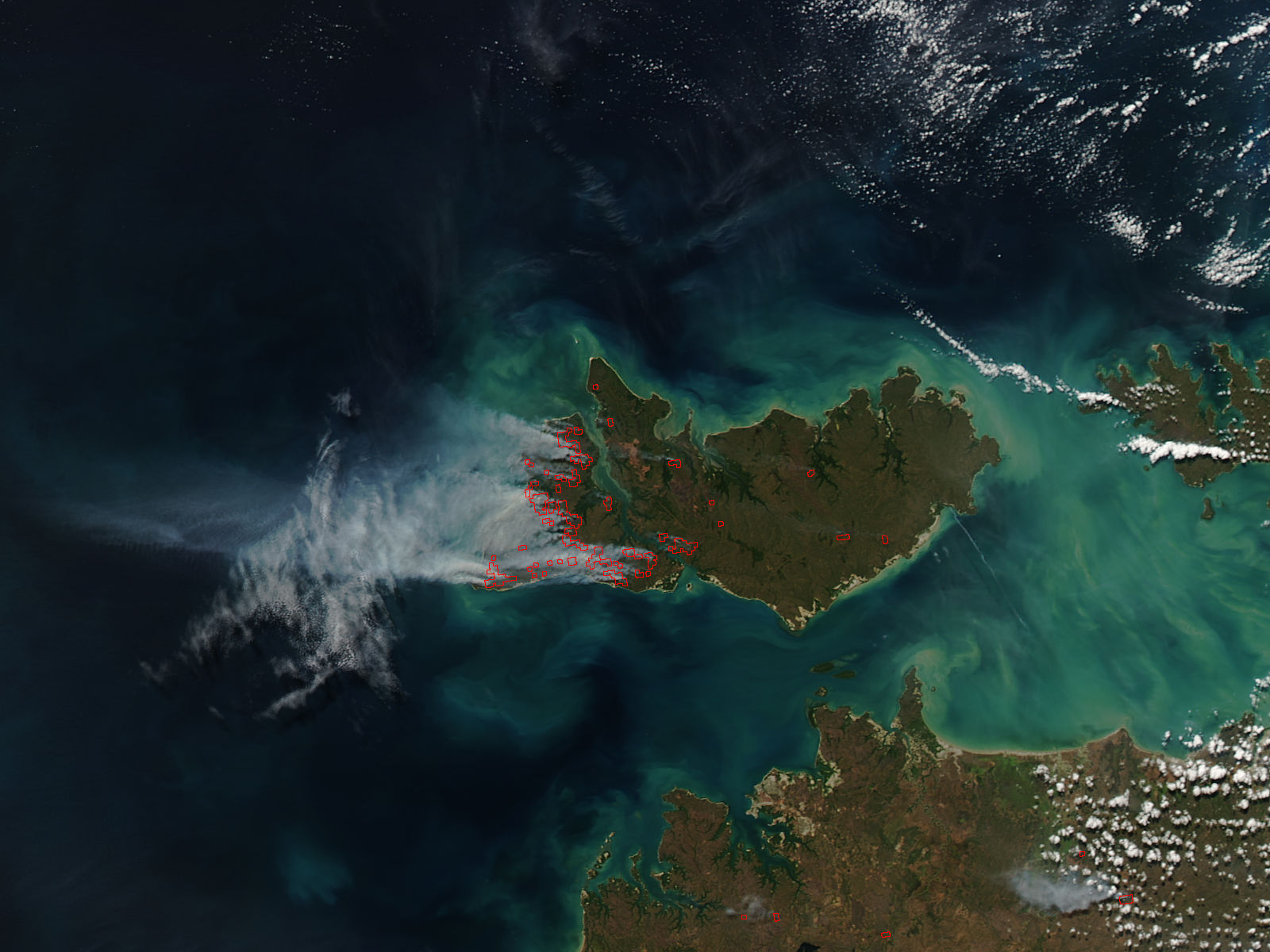 Fires on Bathurst Island, Australia - related image preview