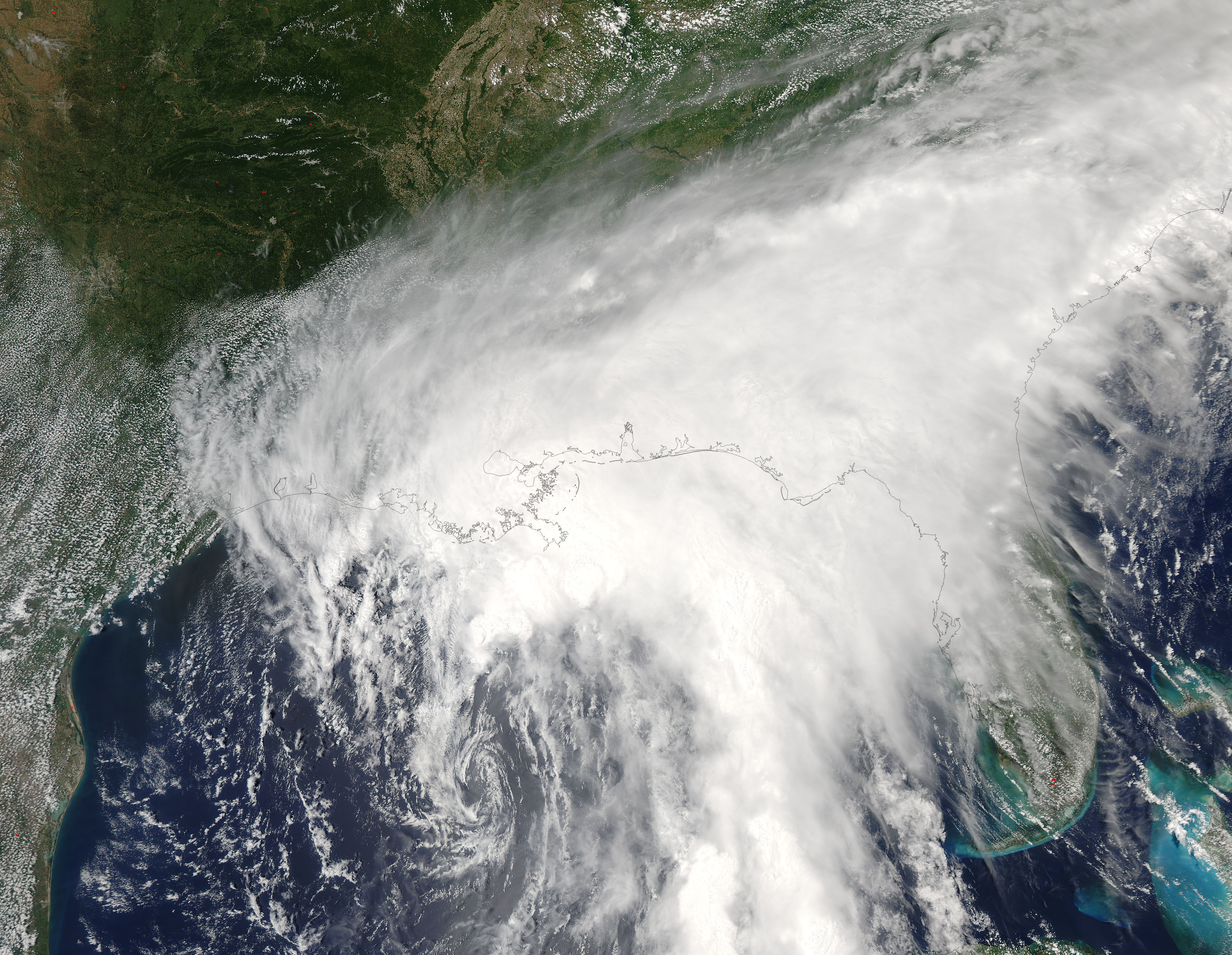 Tropical Storm Cindy (03L) over southeastern United States - related image preview
