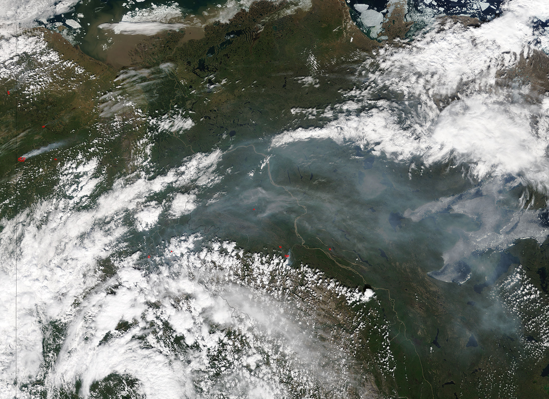 Fires in northwestern Canada - related image preview