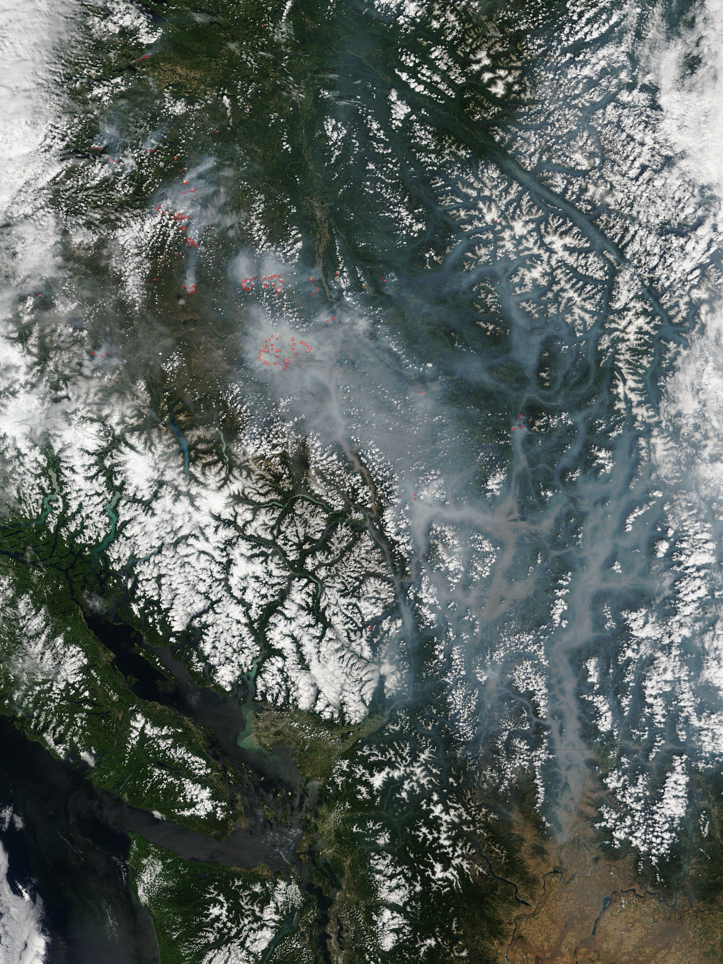 Fires and smoke in British Columbia - related image preview